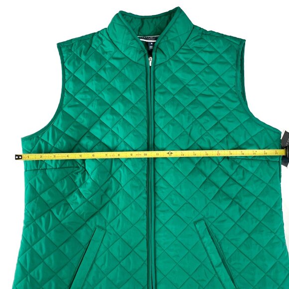Karen Scott Sport Vest Women Marine Green Size M - Picture 4 of 5